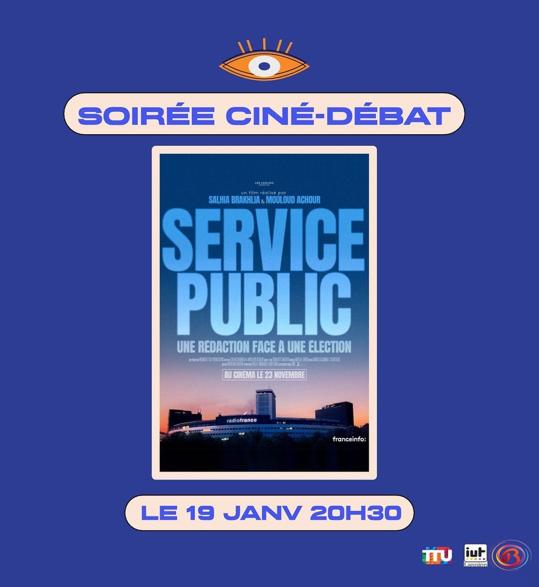 Affiche Soirée-débat Service public